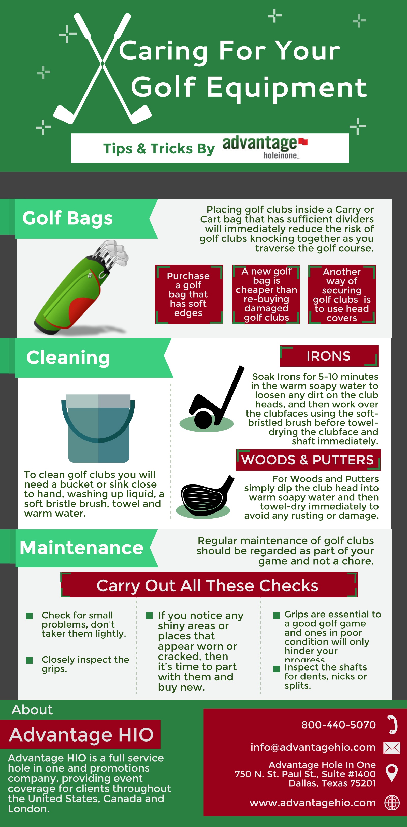Caring for your Golf Equipment